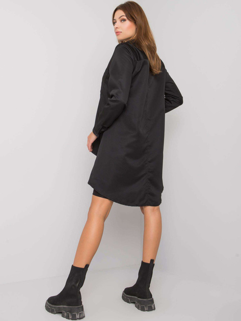 Czarna koszula asymetryczna Brinleigh