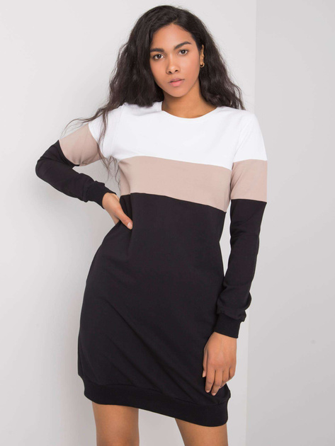 Biało-czarna sukienka Feliciana RUE PARIS