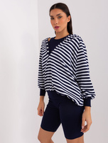 Hurt Granatowo-biały trzyczęściowy komplet casualowy