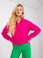 Fuksjowa krótka kurtka Francine