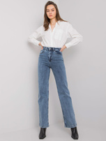 Blaue Damenjeans Regular Fortaleza.