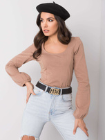 Camelowa bluzka Alaia NIE ZNASZ MNIE