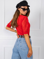 Czerwona bluzka Angel RUE PARIS