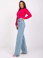Niebieskie jeansy wide leg Coimbra