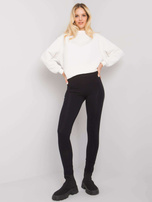 Czarne bawełniane legginsy Ellie RUE PARIS 