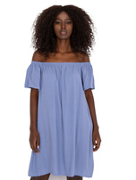 Jasnoniebieska sukienka z wiskozy Remember FRESH MADE