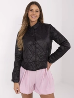 Hurt Czarna przejściowa kurtka damska z kapturem