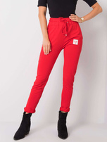 Czerwone spodnie dresowe Molly