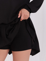 Czarny dwuczęściowy komplet z bluzą oversize