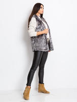 Szara kamizelka Fluffy