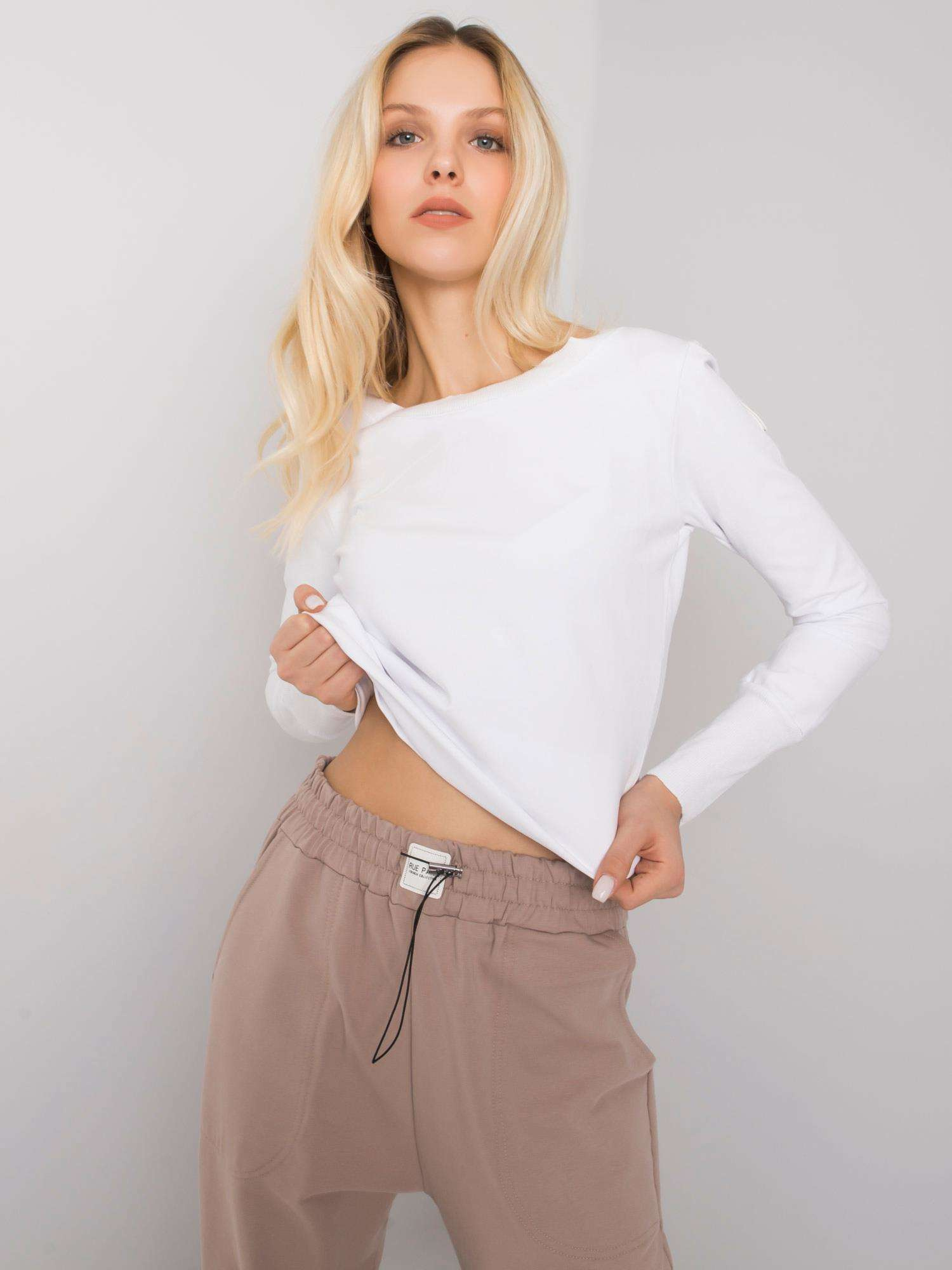 White and beige women's casual set Atalaya RUE PARIS