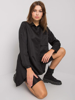 Czarna koszula asymetryczna Brinleigh