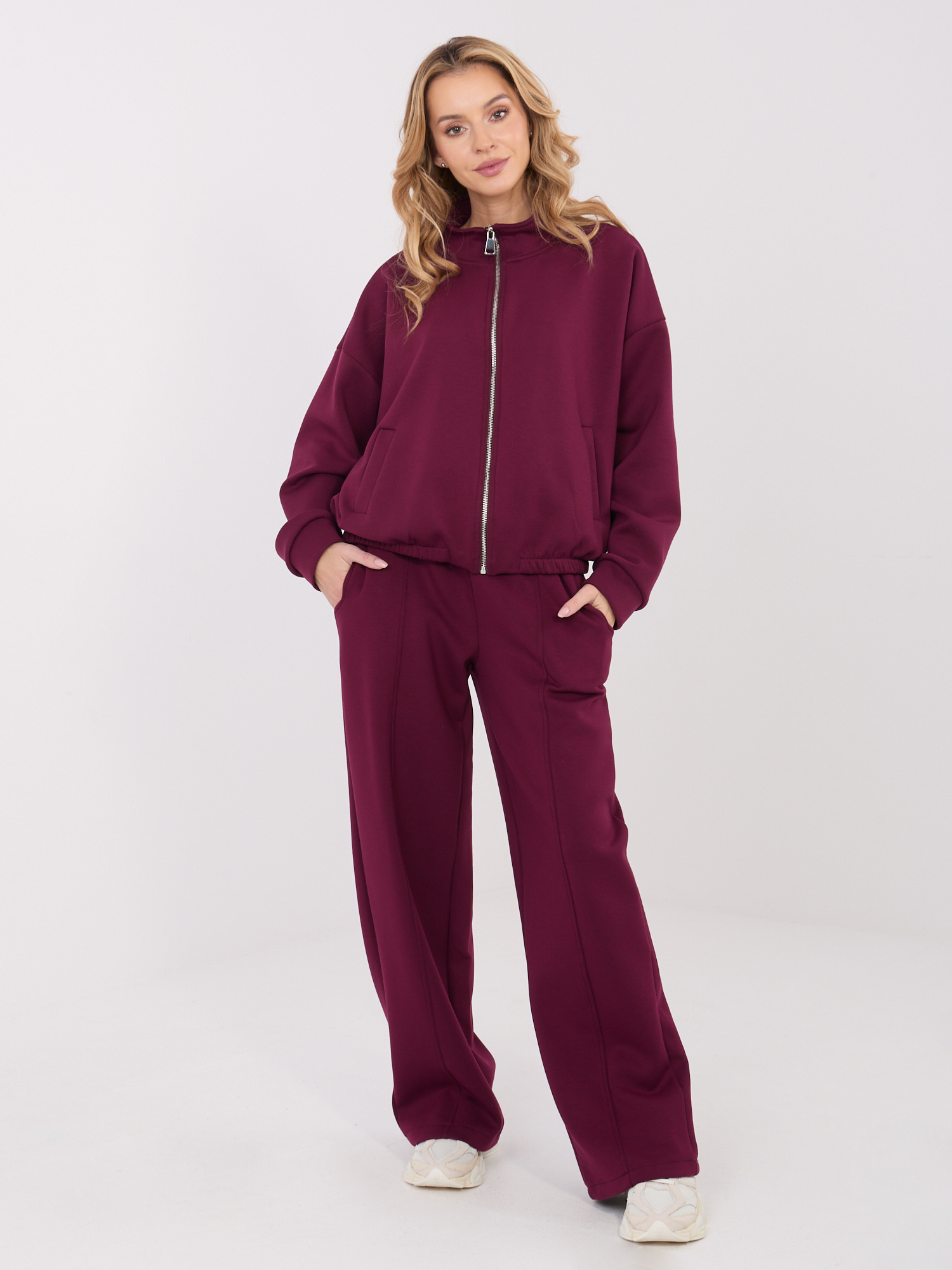 Bluza bordowy