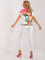 Hurt Ecru dwuczęściowy komplet welurowy RUE PARIS