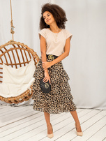 Jasnokawowy t-shirt Revolution