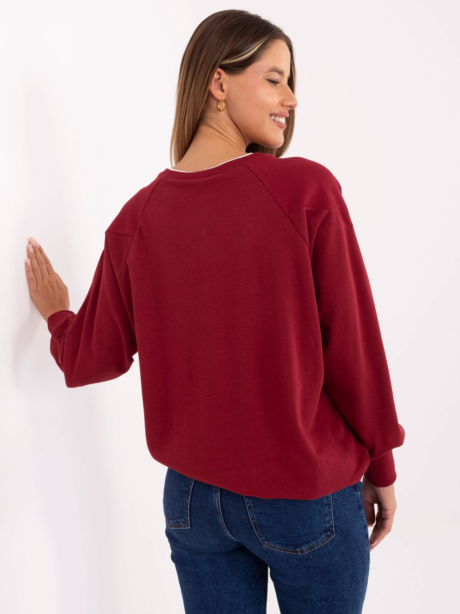 Bluza bordowy
