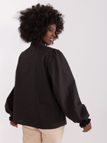 Hurt Czarna koszula klasyczna z bufiastym rękawem