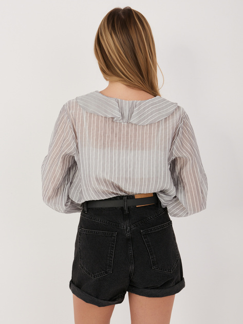 Szara elegancka bluzka z lyocellu