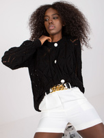 Ecru damskie szorty eleganckie z kieszeniami