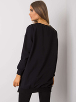 Czarna tunika z nadrukiem Alis RUE PARIS