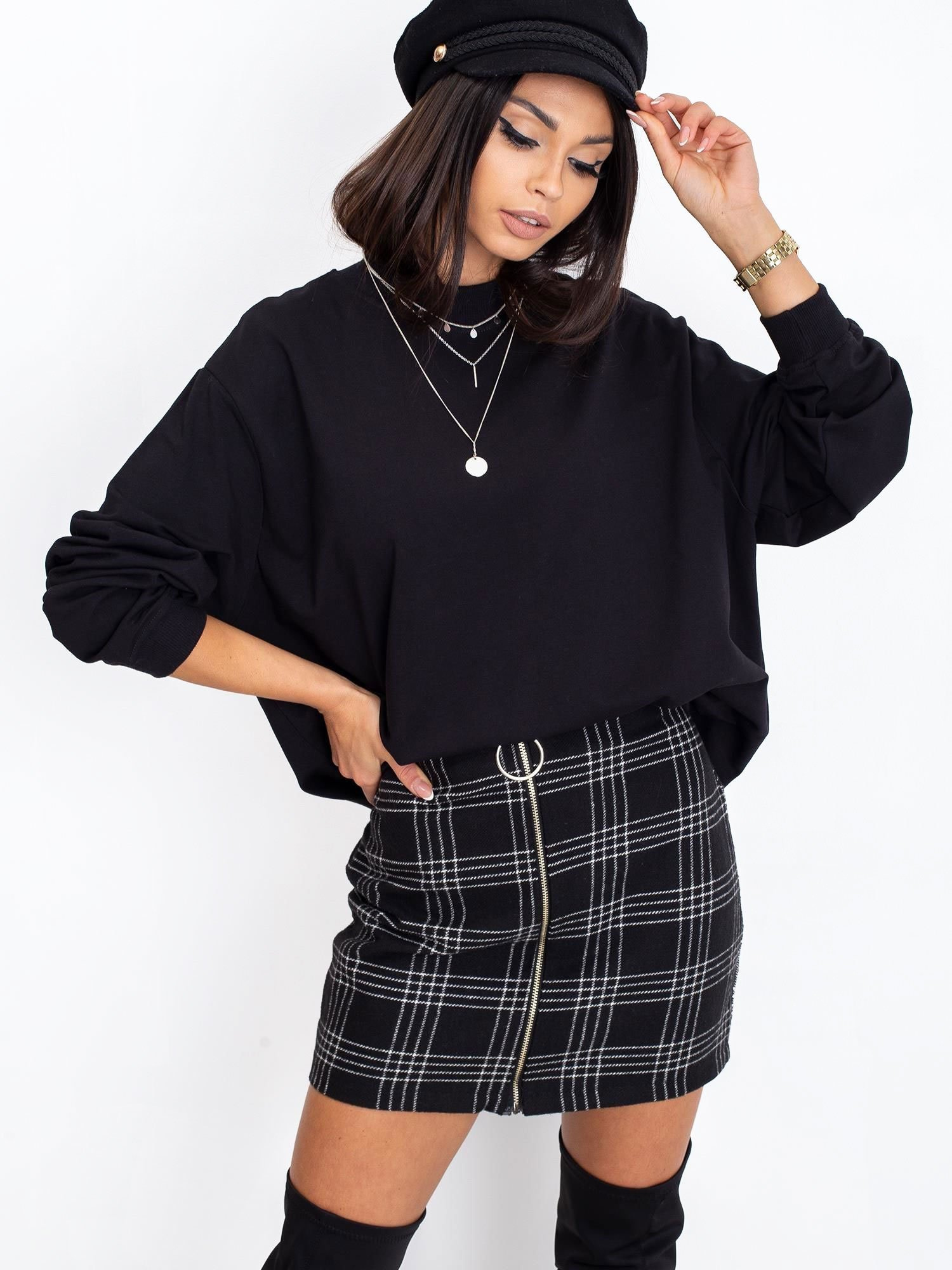 Czarna bluza Twist