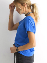 Niebieski t-shirt Fire