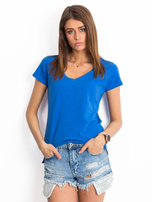 Ciemnoniebieski t-shirt Square