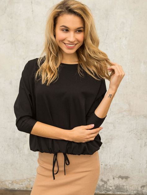 FOR FITNESS Czarna bluzka Claire