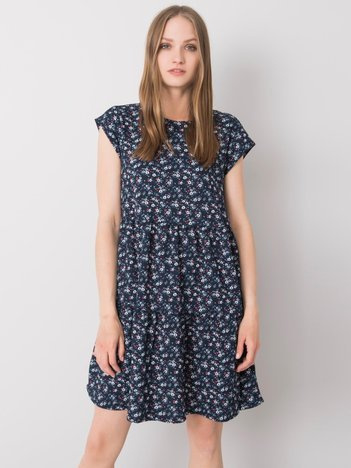 Granatowa sukienka oversize Eve STITCH & SOUL