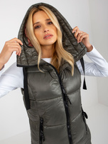 Hurt Khaki damska kamizelka pikowana FRESH MADE