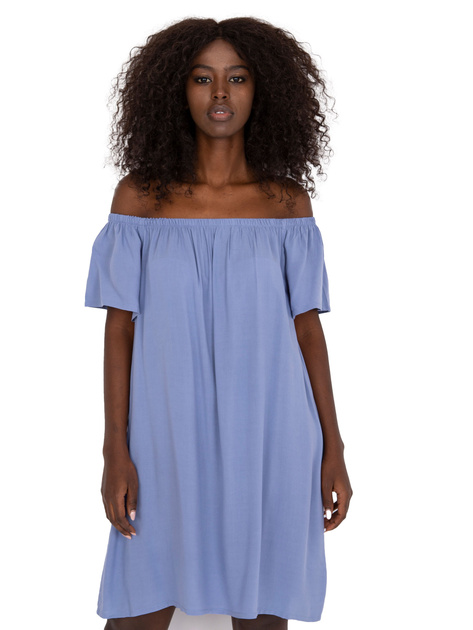 Jasnoniebieska sukienka z wiskozy Remember FRESH MADE