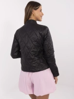 Hurt Czarna przejściowa kurtka damska z kapturem