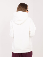  Ecru damska bluza z wypukłym napisem RUE PARIS