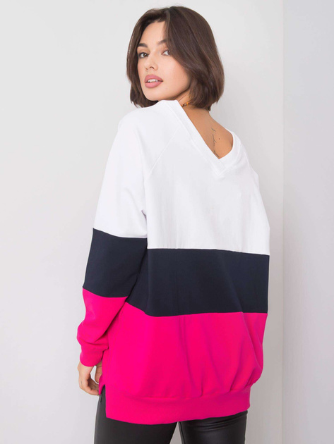 Biało-fuksjowa bluza Lotta RUE PARIS