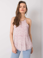 Fioletowy top plisowany Monreale SUBLEVEL