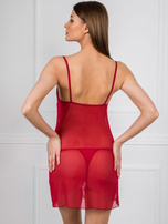 Bordowy komplet Salome