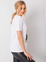 Biały t-shirt Agathe