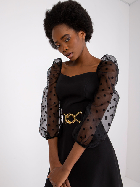 Czarna elegancka sukienka Segovia