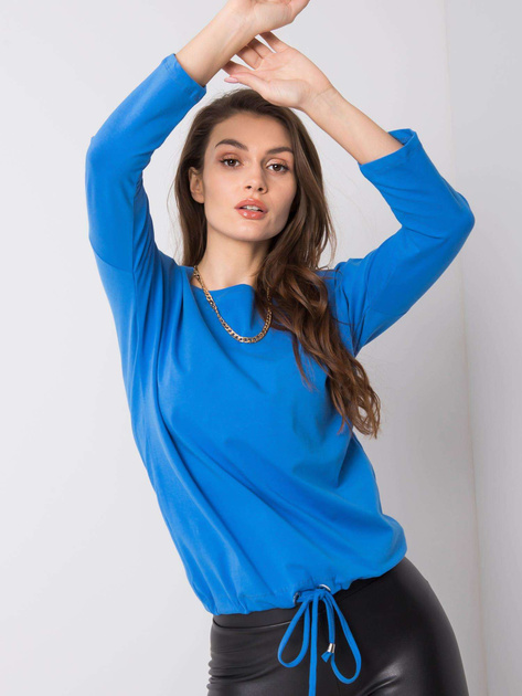 Ciemnoniebieska bluzka Fiona