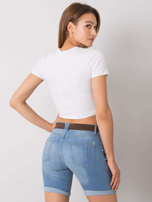 Jasnoniebieskie szorty damskie Albertine SUBLEVEL