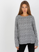 Hurtownia Czarna wiskozowa bluzka z nadrukiem