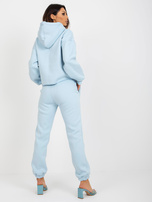Hurt Jasnoniebiesko-niebieski komplet dresowy z napisem Laraina