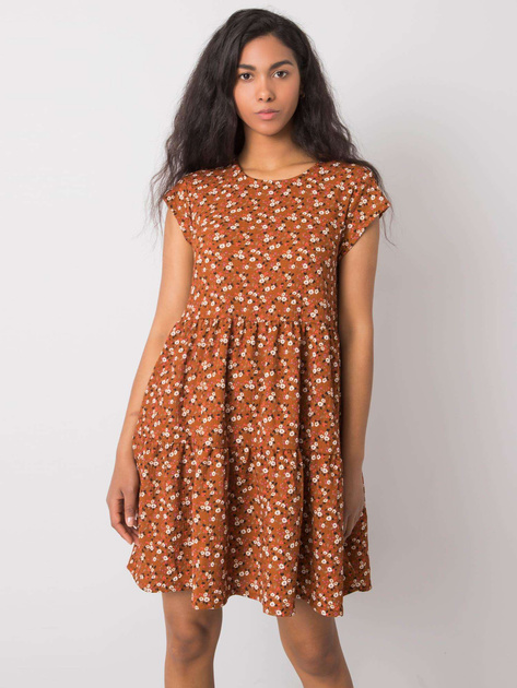 Brązowa sukienka oversize Eve STITCH & SOUL