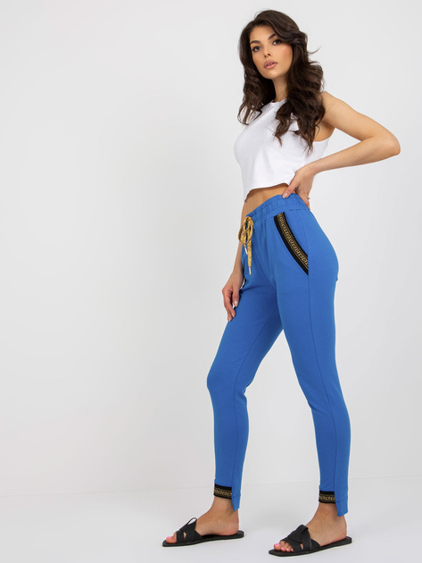 Hurt Ciemnoniebieskie spodnie dresowe z kieszeniami