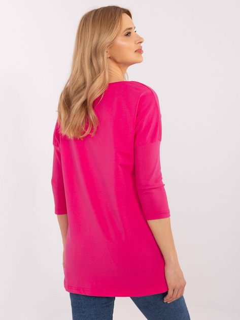 Hurt Fuksjowa damska bluzka z motywem zwierzęcym