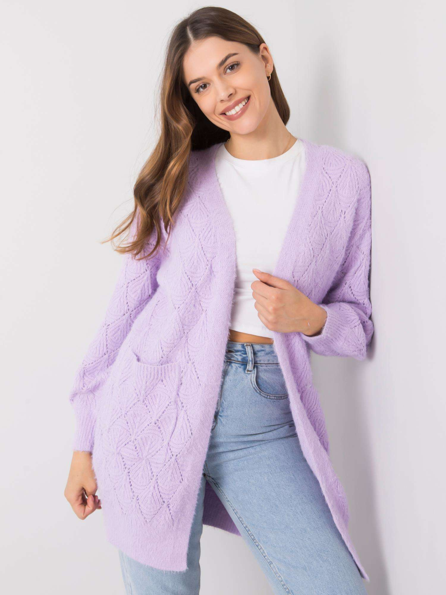 Fioletowy sweter Vera