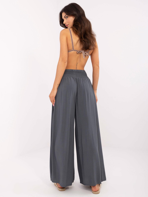 Hurt Grafitowe materiałowe spodnie szwedy OCH BELLA