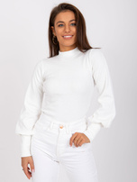 Ecru bluzka prążkowana Lauren RUE PARIS 