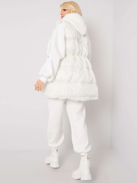 Ecru komplet trzyczęściowy z kamizelką Abigail