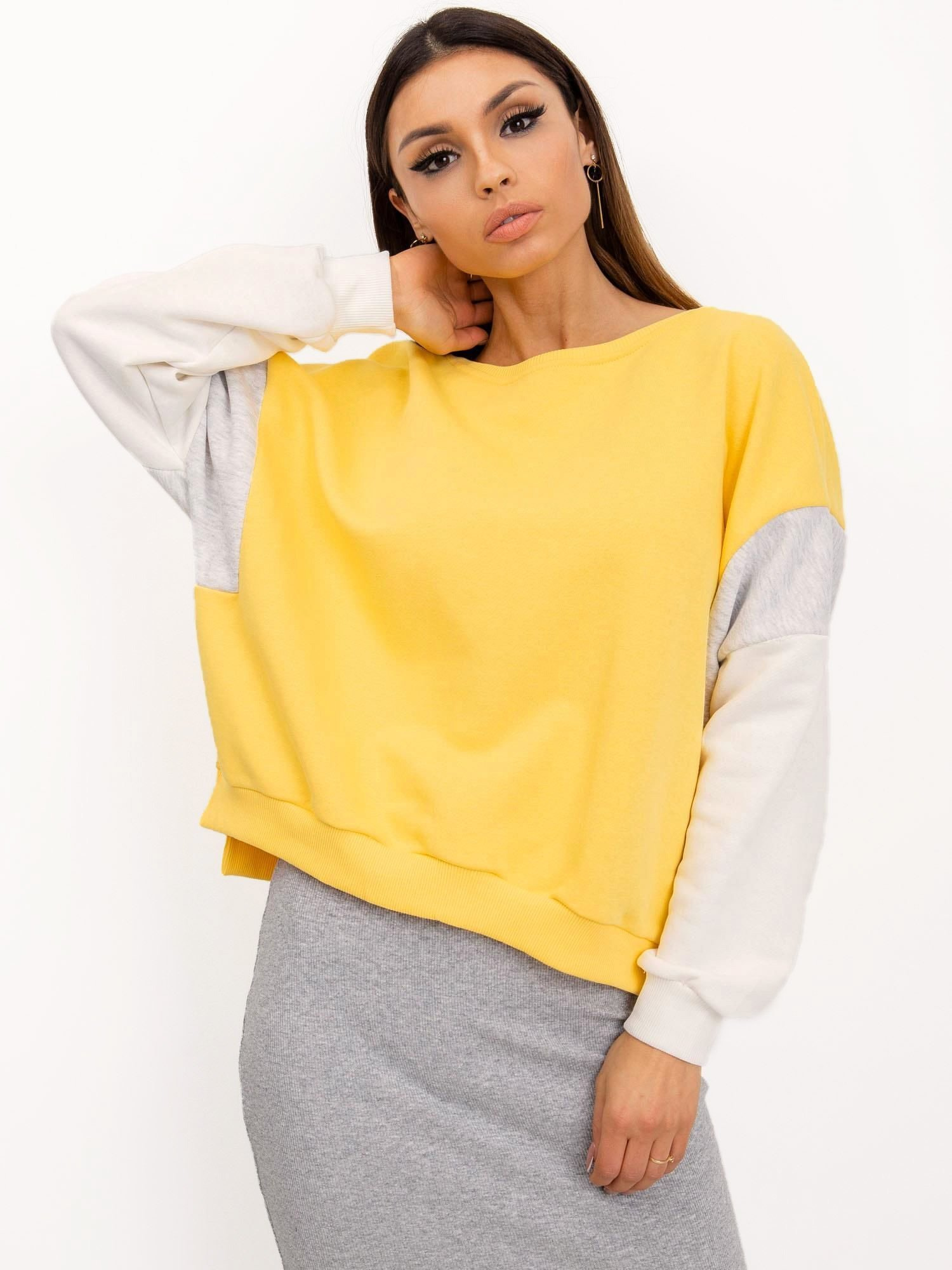 RUE PARIS Gelbes Sweatshirt Mona.
